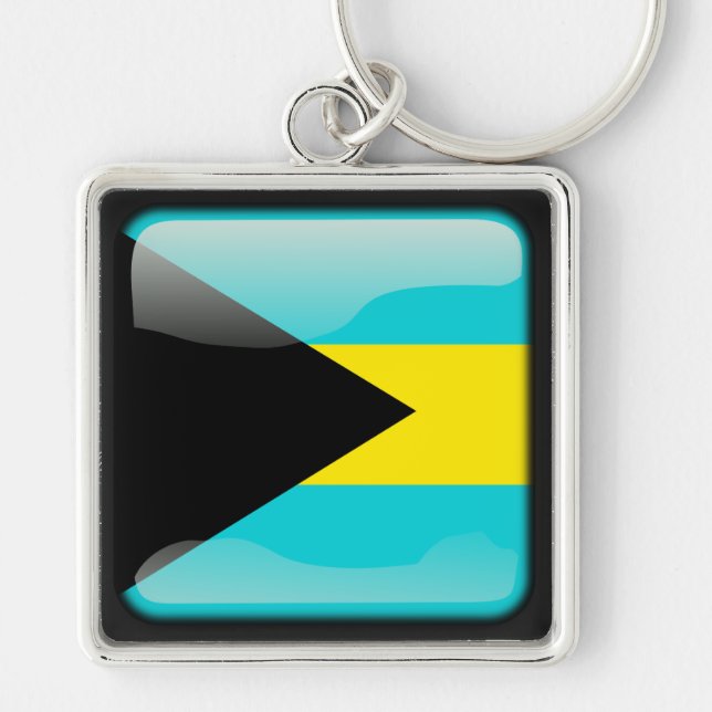 Flag of Bahamas Key Ring (Front)