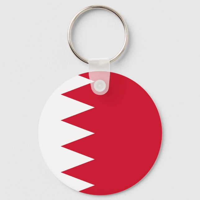 Flag of Bahrain Key Ring (Front)