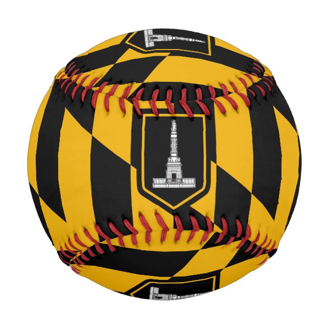 Flag of Baltimore, Maryland Baseball (Back)
