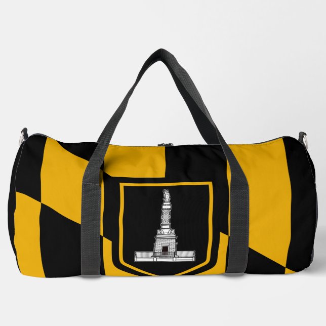 Flag of Baltimore, Maryland  Duffle Bag (Front)