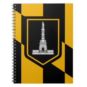 Flag of Baltimore, Maryland Notebook