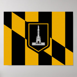 Flag of Baltimore Poster