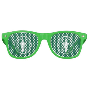 Flag of Bangkok, Thailand Retro Sunglasses