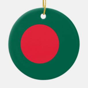 Flag of Bangladesh Ceramic Ornament