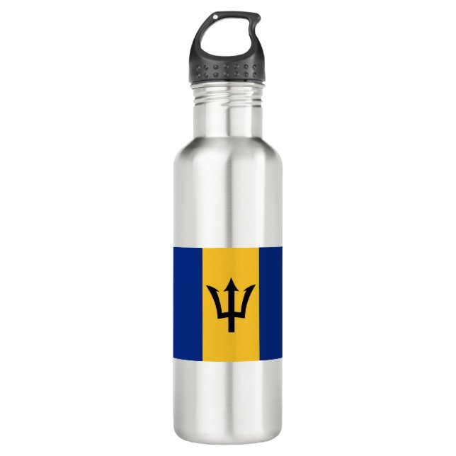 Flag of Barbados 710 Ml Water Bottle (Front)