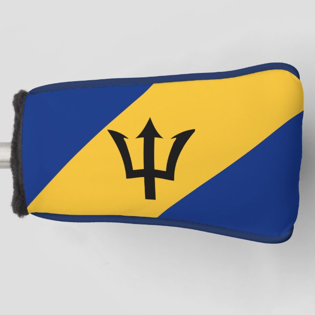 Flag of Barbados Golf Head Cover (Front)