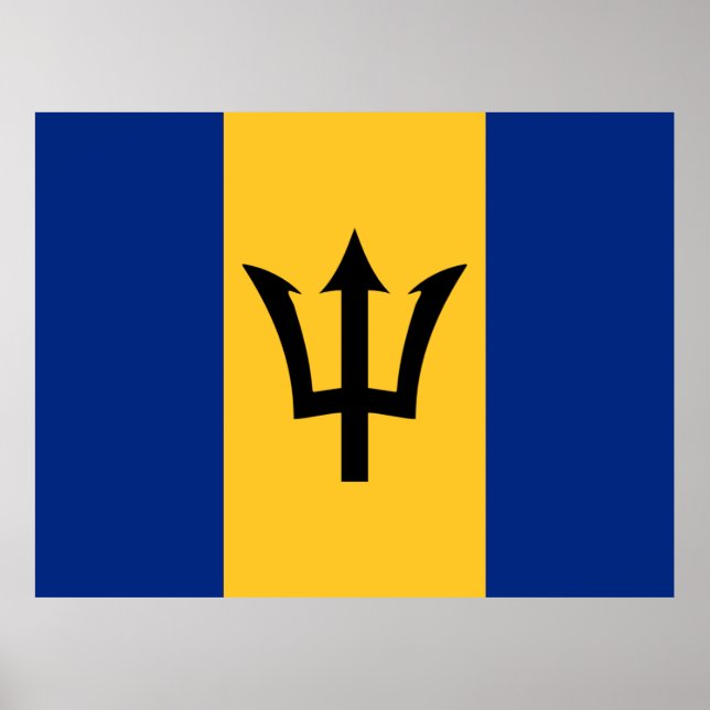 Flag of Barbados Poster (Front)