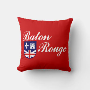 Flag of Baton Rouge (Louisiana) Cushion