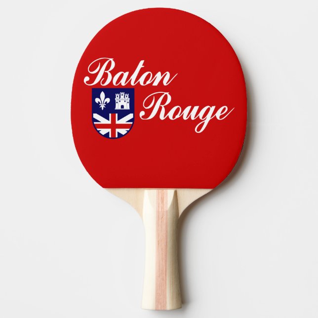 Flag of Baton Rouge, Louisiana Ping Pong Paddle (Front)