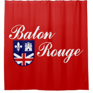 Flag of Baton Rouge (Louisiana) Shower Curtain