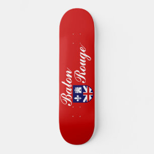 Flag of Baton Rouge (Louisiana) Skateboard