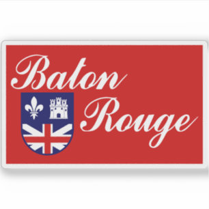 Flag of Baton Rouge, Louisiana, USA