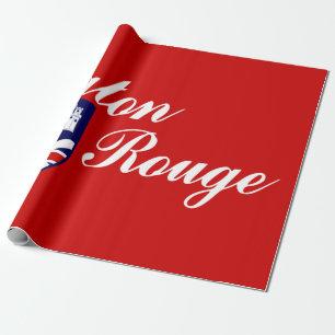 Flag of Baton Rouge (Louisiana) Wrapping Paper