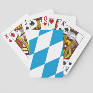 Flag of Bavaria, GERMANY Playing Cards