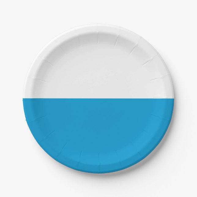 Flag of Bavaria Paper Plates (Front)