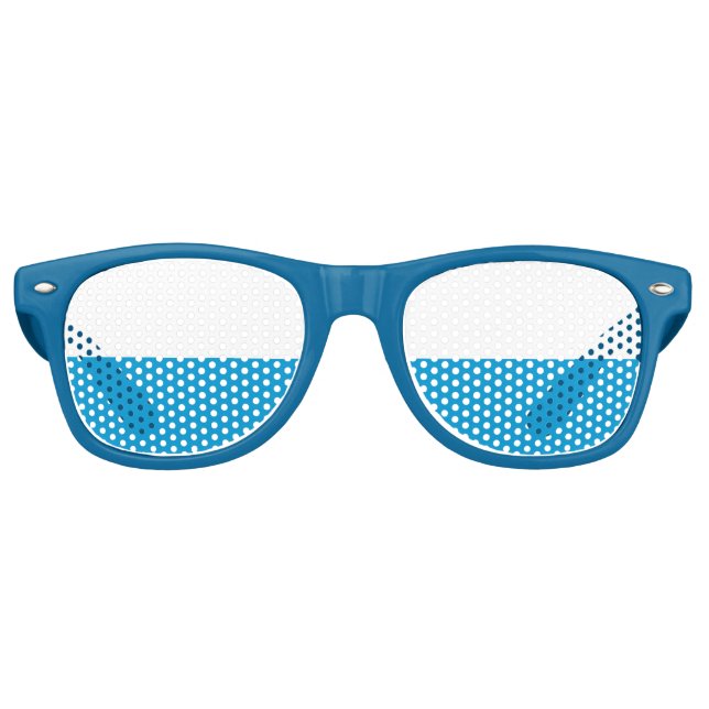 Flag of Bavaria Retro Sunglasses (Front)