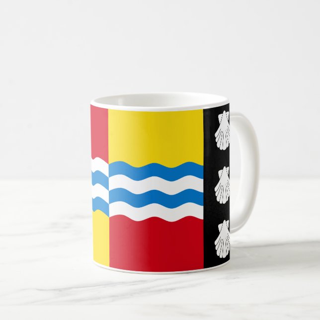 Flag of Bedfordshire Coffee Mug (Front Right)