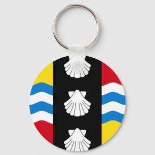 Flag of Bedfordshire Key Ring