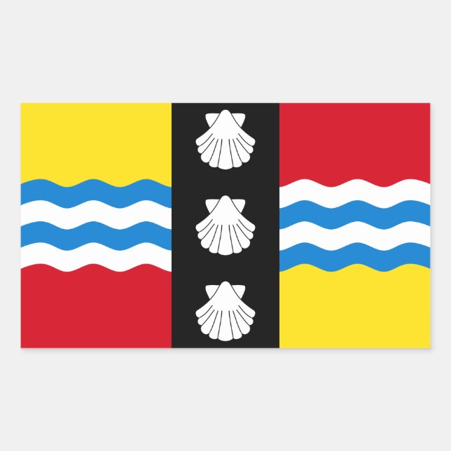 Flag of Bedfordshire Rectangular Sticker (Front)