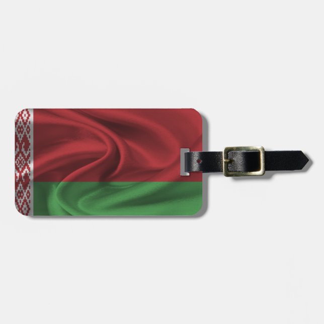 Flag Of Belarus Luggage Tag (Front Horizontal)