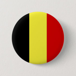 Flag of Belgium 6 Cm Round Badge