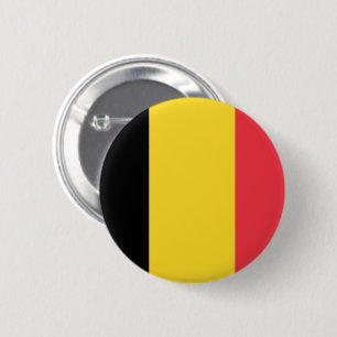 Flag of Belgium 6 Cm Round Badge