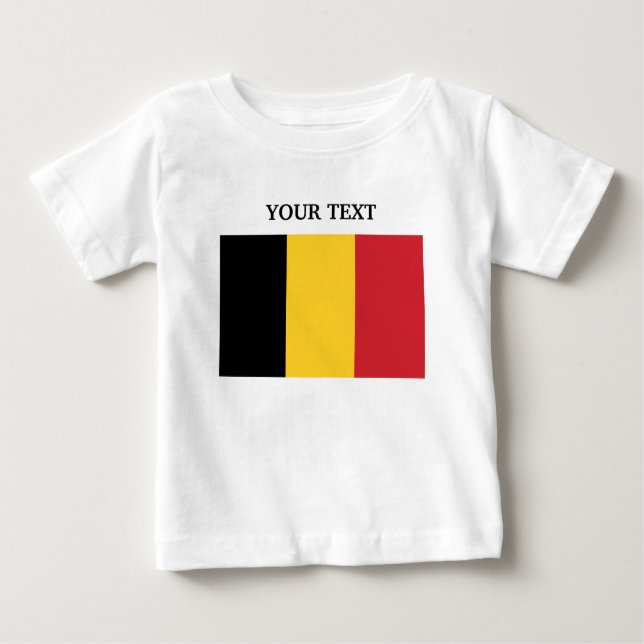 Flag of Belgium Baby T-Shirt (Front)