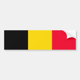 Flag of Belgium Bumper Sticker