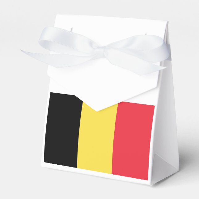 Flag of Belgium Favour Box (Front Side)