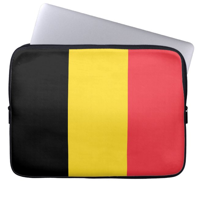 Flag of Belgium Laptop Sleeve (Front)