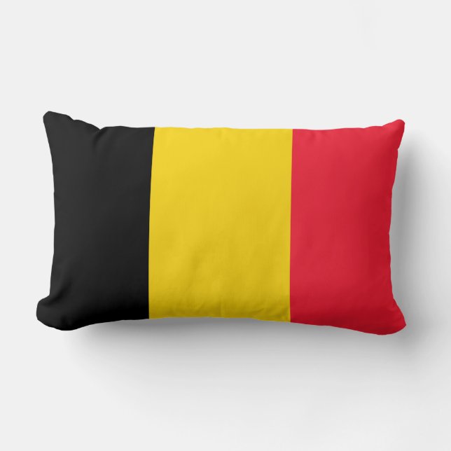 Flag of Belgium Lumbar Cushion (Front)