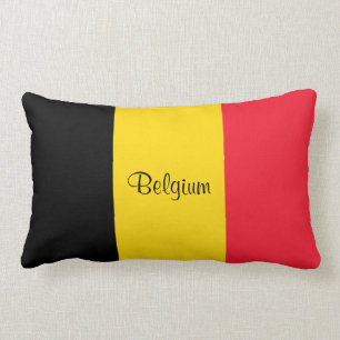 Flag of Belgium Lumbar Cushion