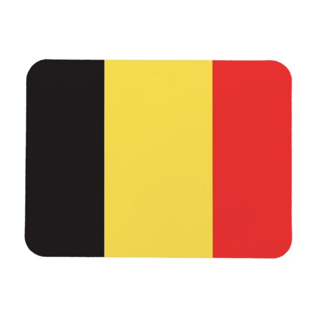 Flag of Belgium Magnet (Horizontal)