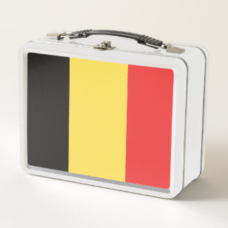 Flag of Belgium Metal Lunch Box