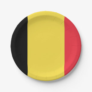 Flag of Belgium Paper Plates