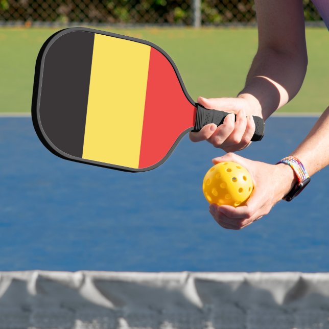 Flag of Belgium Pickleball Paddle (Insitu)