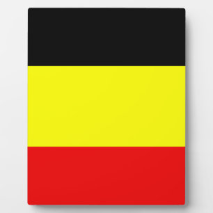 Flag of Belgium Plaque