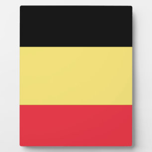 Flag of Belgium Plaque
