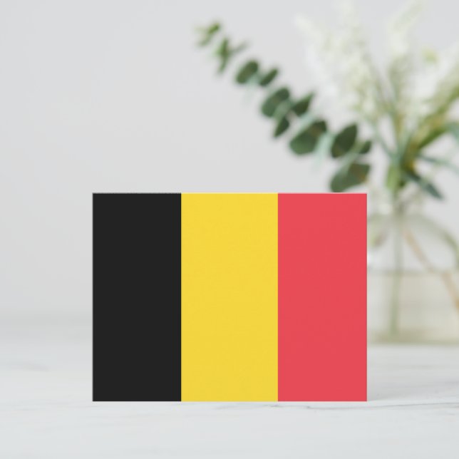 Flag of Belgium Postcard (Standing Front)