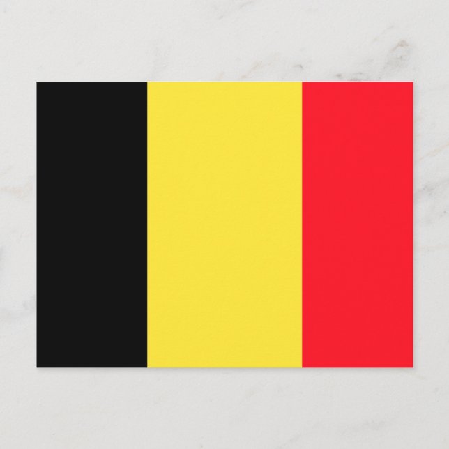Flag of Belgium Postcard (Front)