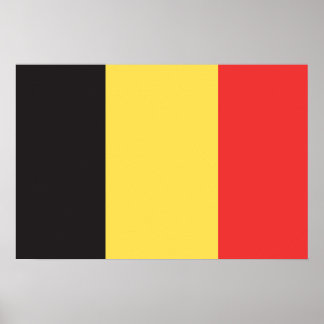 Flag of Belgium Poster