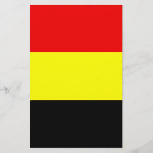 Flag of Belgium Stationery