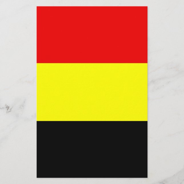 Flag of Belgium Stationery (Front)