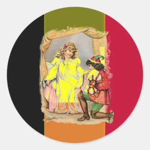 Flag Of Belgium Striped Fairytale Sticker