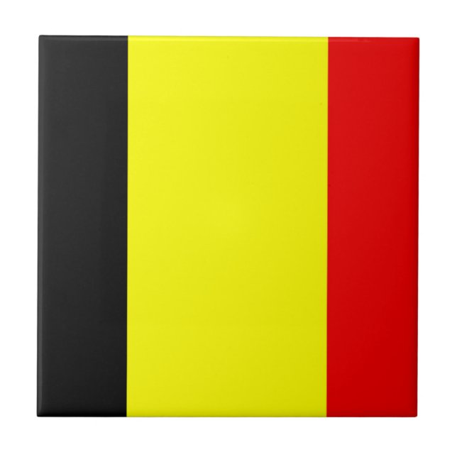 Flag of Belgium Tile (Front)
