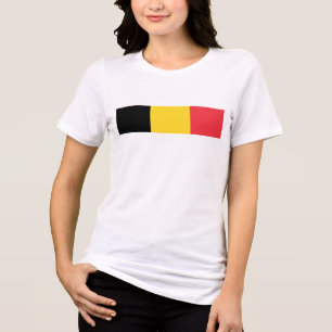 Flag of Belgium Tri-Blend Shirt