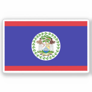 Flag of Belise Custom-Cut Vinyl Sticker