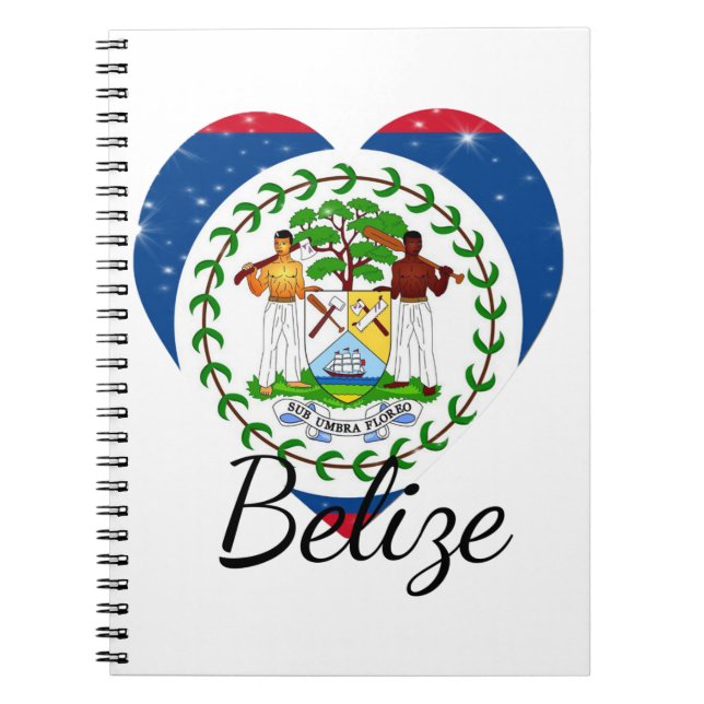 Flag of Belise. Notebook (Front)