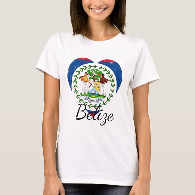 Flag of Belise. T-Shirt (Front)