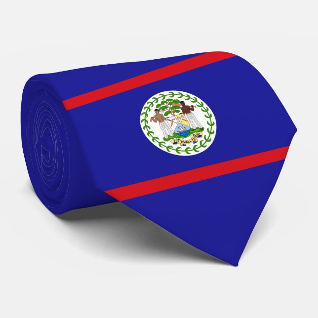 Flag of Belise Tie (Rolled)